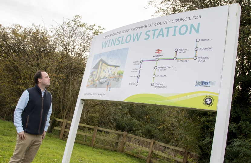 East-West Rail, running along existing mothballed tracks, with a station at Winslow, is good news for Buckinghamshire