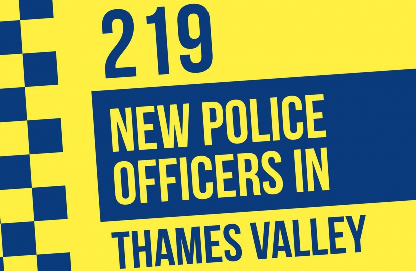 Thames Valley bolstered by 219 extra police officers