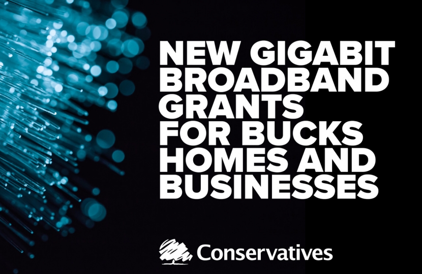 Greg urges Buckingham constituents to apply for gigabit broadband support