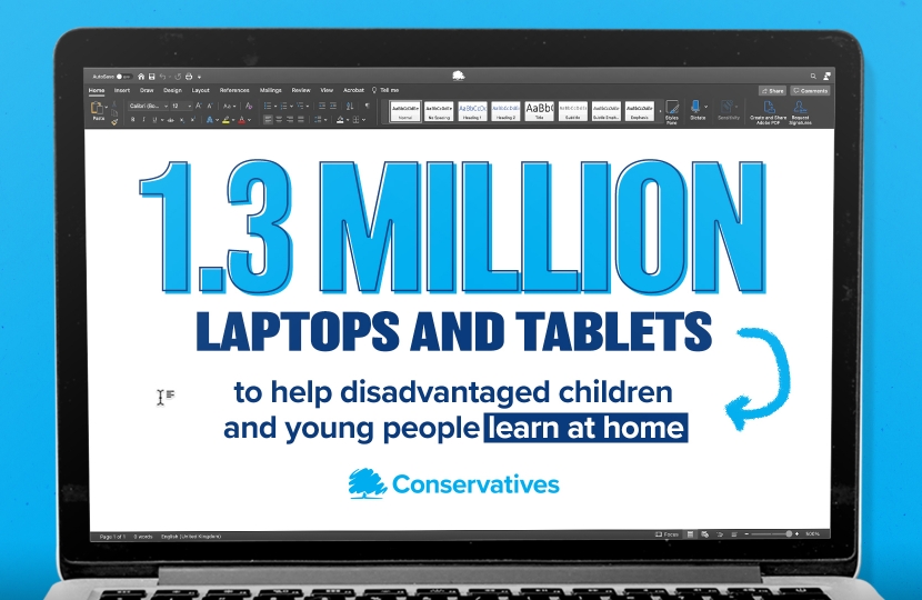 Disadvantaged students across Buckinghamshire receive 834 new laptops and tablets
