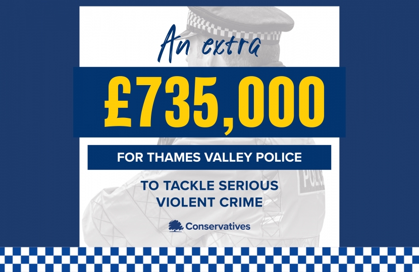 Greg welcomes Thames Valley Police cash boost