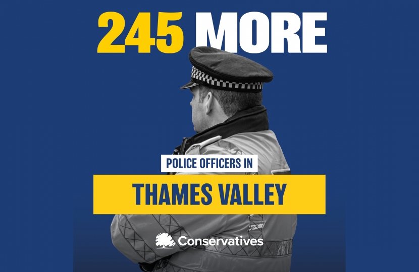 Thames Valley Police bolstered by 245 extra police officers