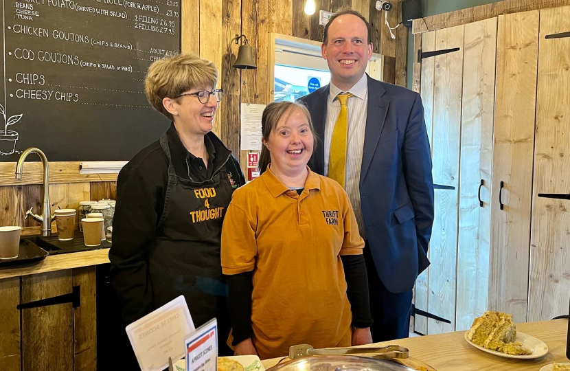 Greg opens new Potting Shed Cafe and garden centre at Thrift Farm