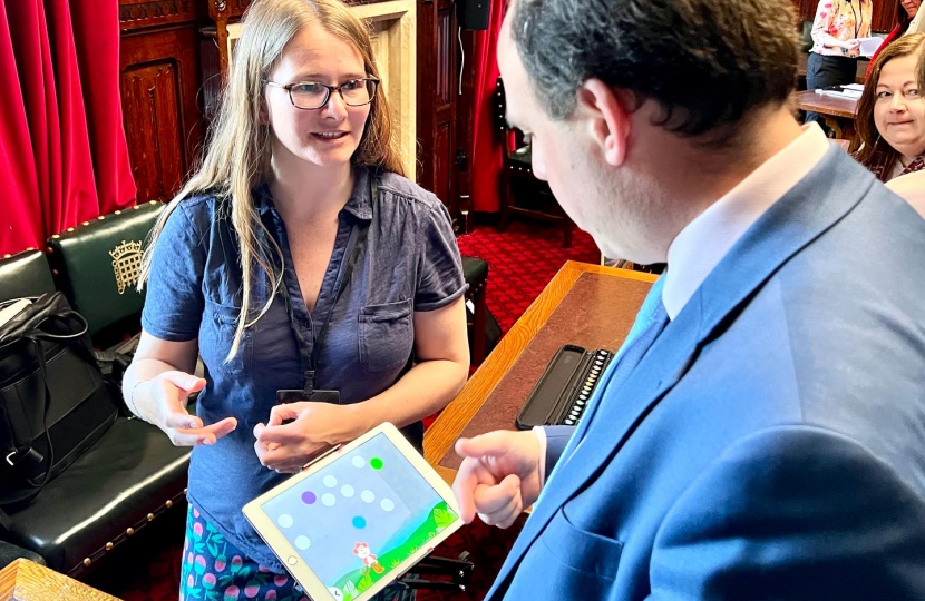 Greg meets with Colour Blind Awareness charity in Westminster