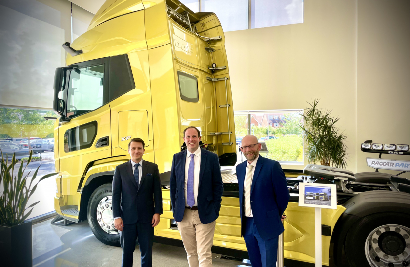 Greg visits DAF Trucks HQ in Haddenham