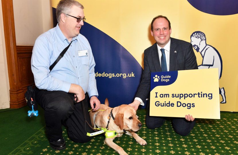 Greg Smith MP joins Guide Dogs’ end of Year event