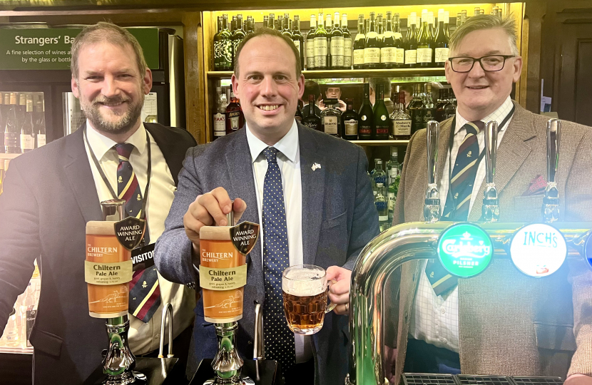 Chiltern Brewery in Parliament!