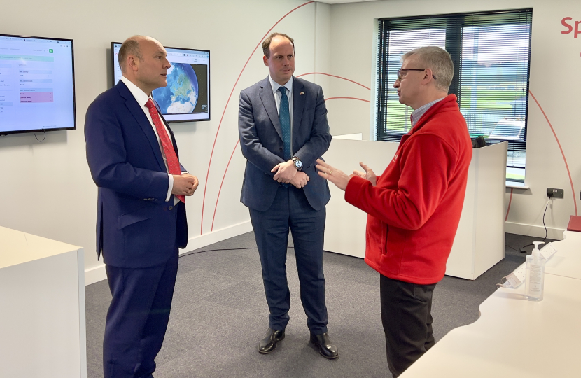 Space Minister visits Westcott Space Cluster businesses