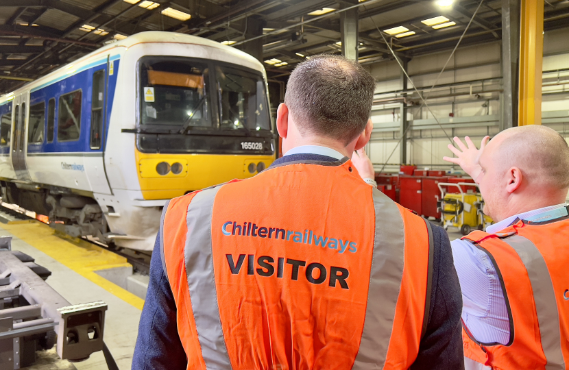 Greg visits Chiltern Railways Maintenance Depot in Aylesbury