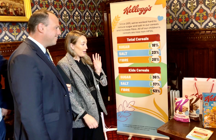 Greg meets with food and drink brands for Food and Nutrition Week