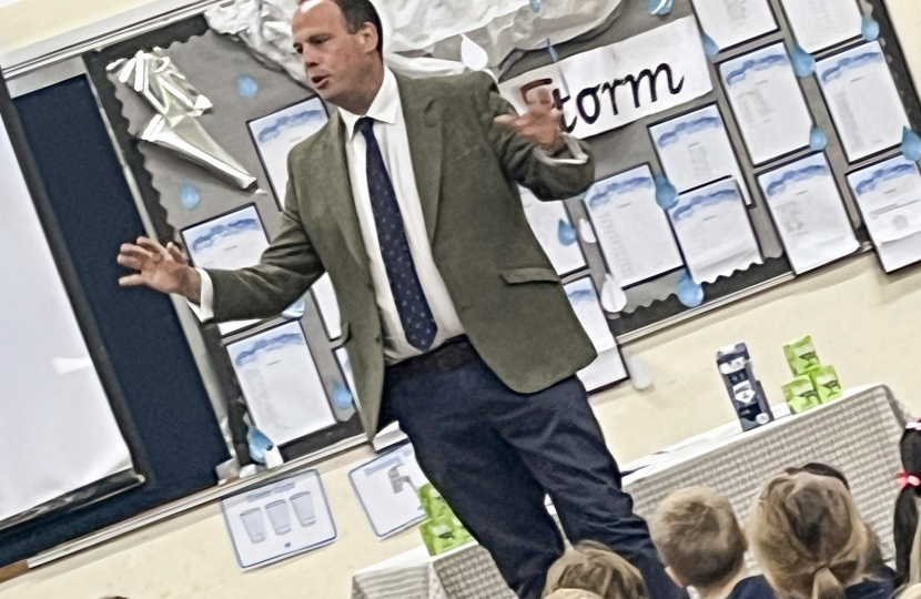 Greg visits Longwick C Of E Combined School