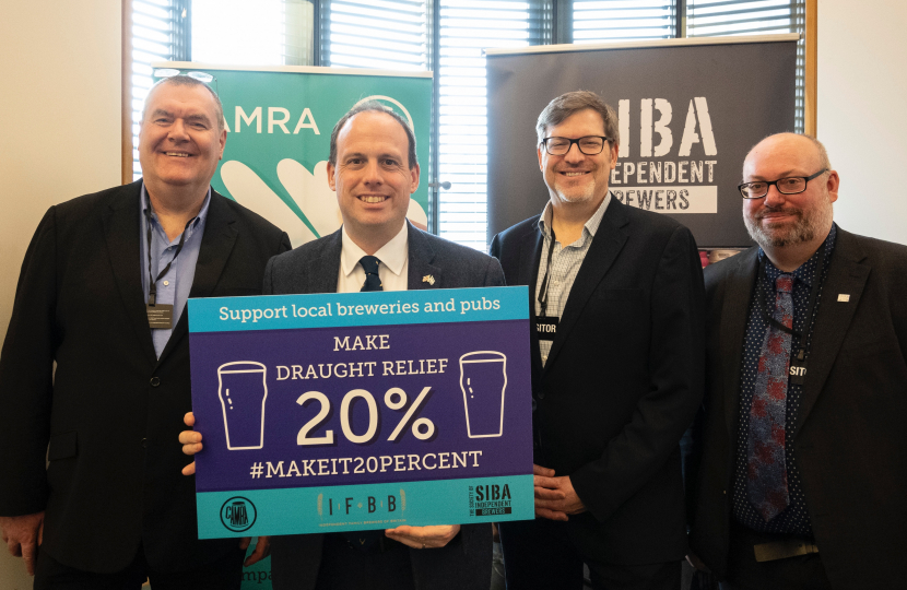 Greg backs local independent beer with 'Make it 20%' pledge
