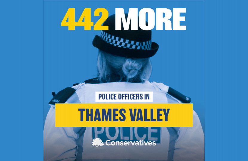 442 extra police officers recruited in Thames Valley to keep streets safe