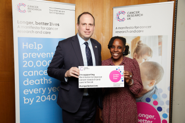 World Cancer Day: Greg Smith MP unites with Cancer Research UK