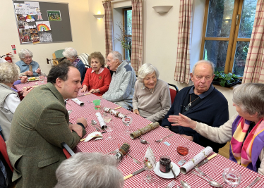 Greg visits St Dunstan's Lunch Club
