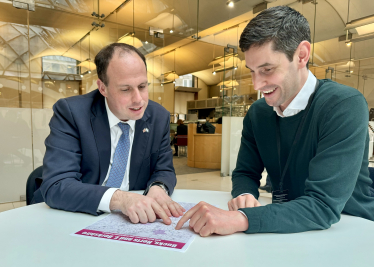 Greg meets with City Fibre to be briefed on plans to connect 8,000 more homes to fibre broadband