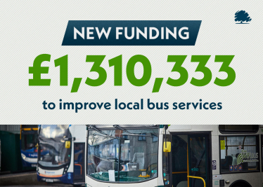 Greg welcomes £1,310,333 of Conservative Government funding to protect bus services in Buckinghamshire